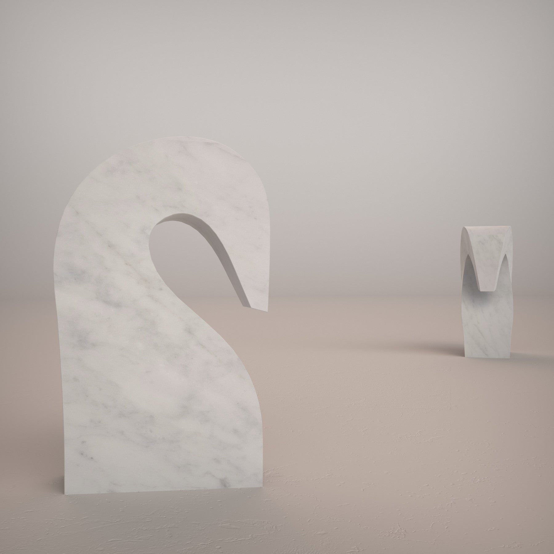 Carrara Marble Horse Sculpture, Italian Designer Furniture & Decor in Dubai