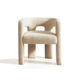 Beige Boucle Armchair, Bold Contemporary Furniture Designs