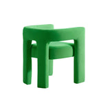 Neon Green Velvet Armchair, Bold Contemporary Furniture Designs