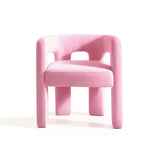 Pink Velvet Armchair, Bold Contemporary Furniture Designs