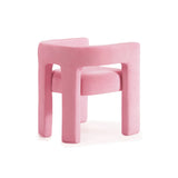 Pink Velvet Armchair, Bold Contemporary Furniture Designs