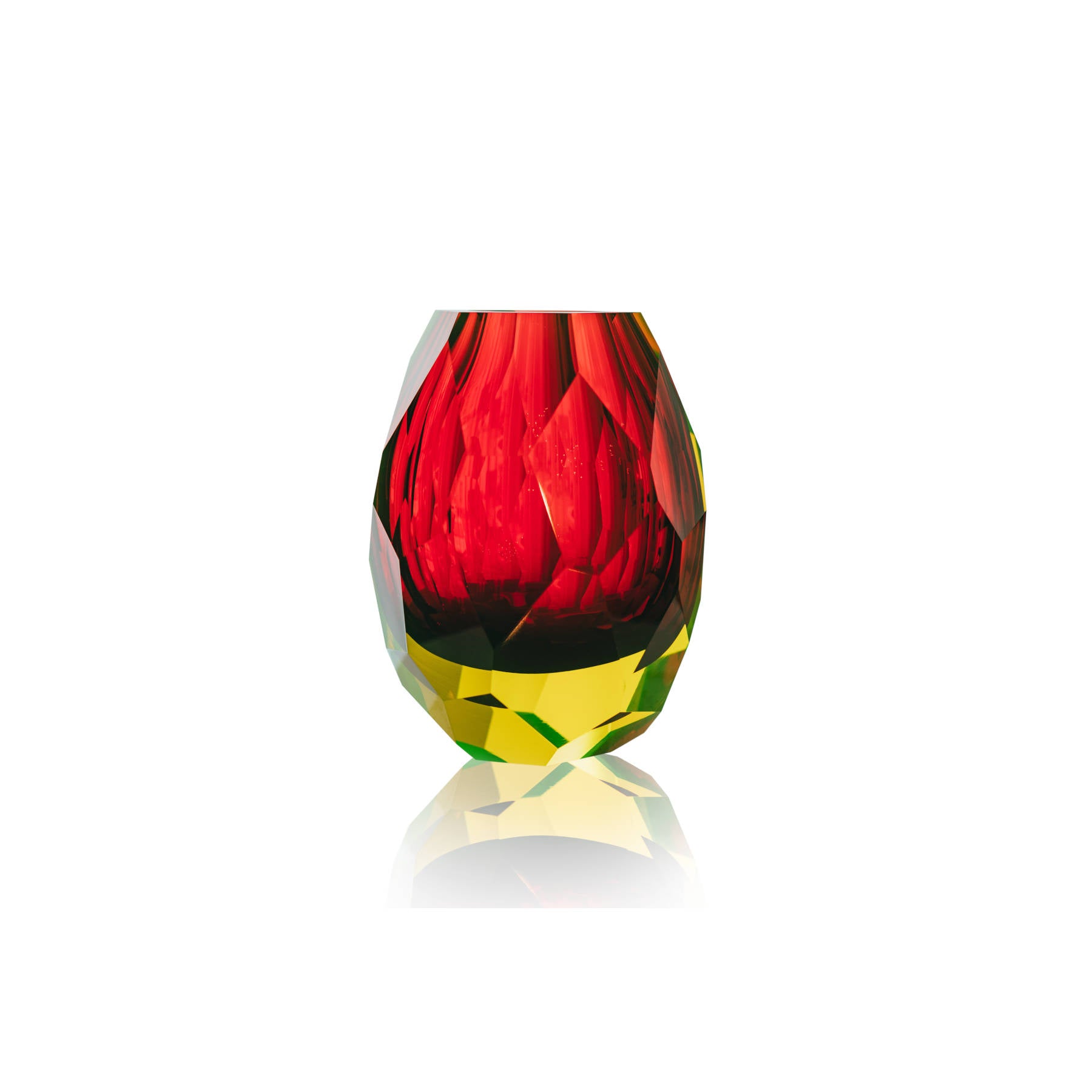 Ruby Glass Sculpture, Glass Vase and Collectible Glass Art in Dubai