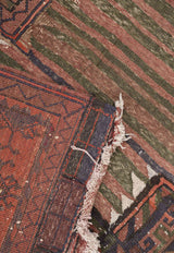 Khoor Bakhtiari Persian Kilim Carpet 110x293, Handmade Tribal Rugs in Dubai