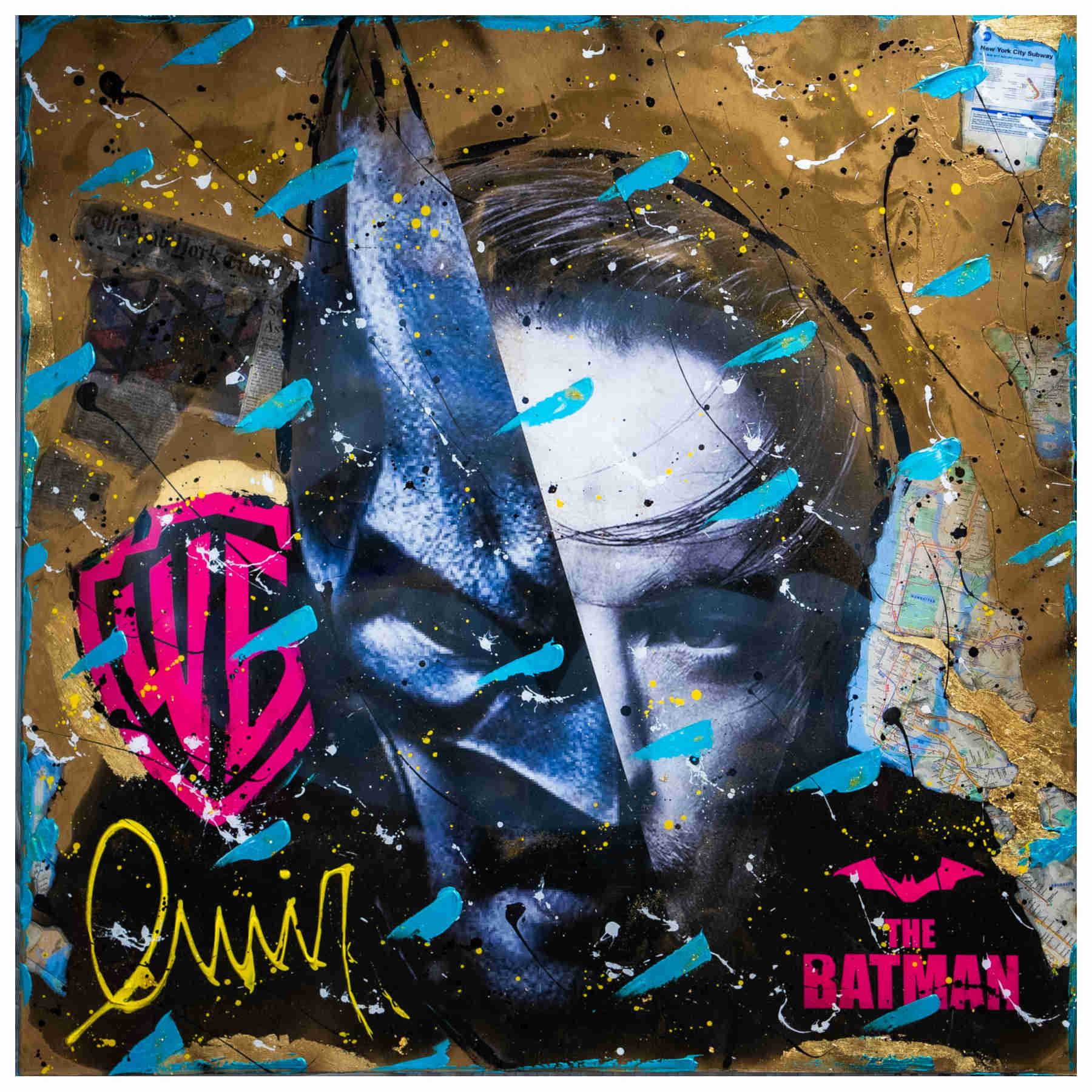 Batman - Contemporary Pop Art Painting & Visual Arts in Dubai