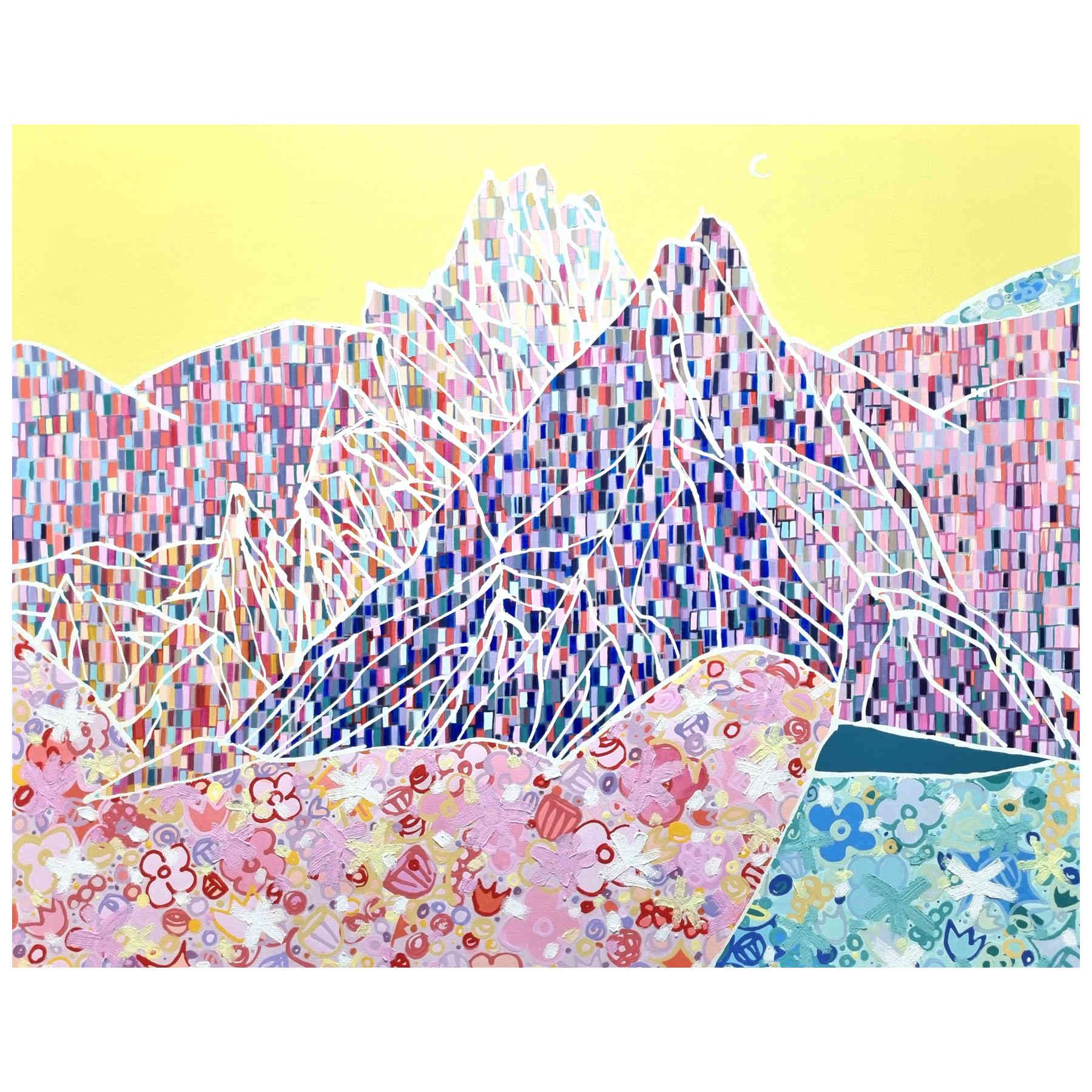 Colorful Landscape Acrylic Painting By Hanji Park in Dubai