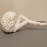 Brain & Legs Series Fiberglass Sculpture
