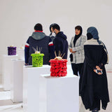 Ragnarok Series Mixed Media Sculpture - Purple