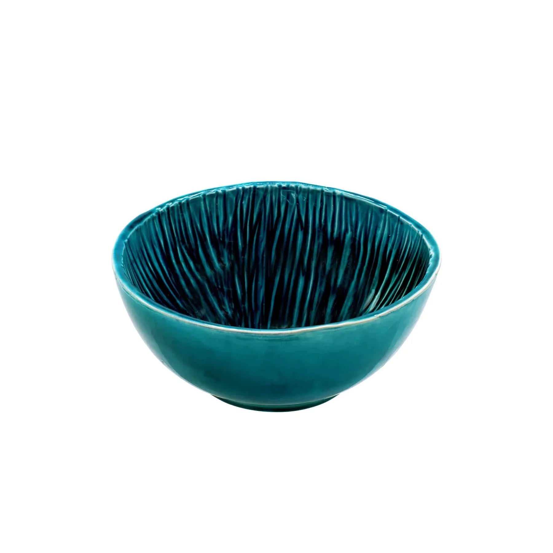 Blue Lotus Handamde Ceramic Bowl