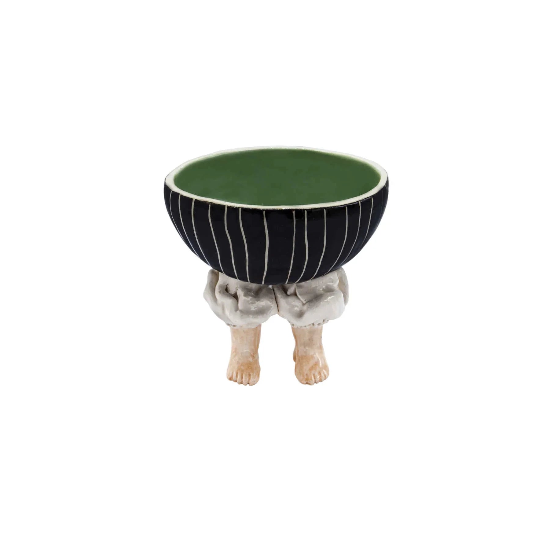 Artistic Ceramic Bowl on Feet