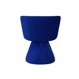 Blue Velvet Dining Chair, Contemporary Furniture Designs