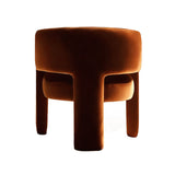 Calma Brown Velvet Armchair By Moanne in Dubai