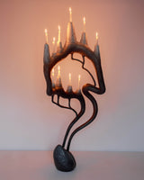 SVECHA Gothic Candelabra Floor Lamp