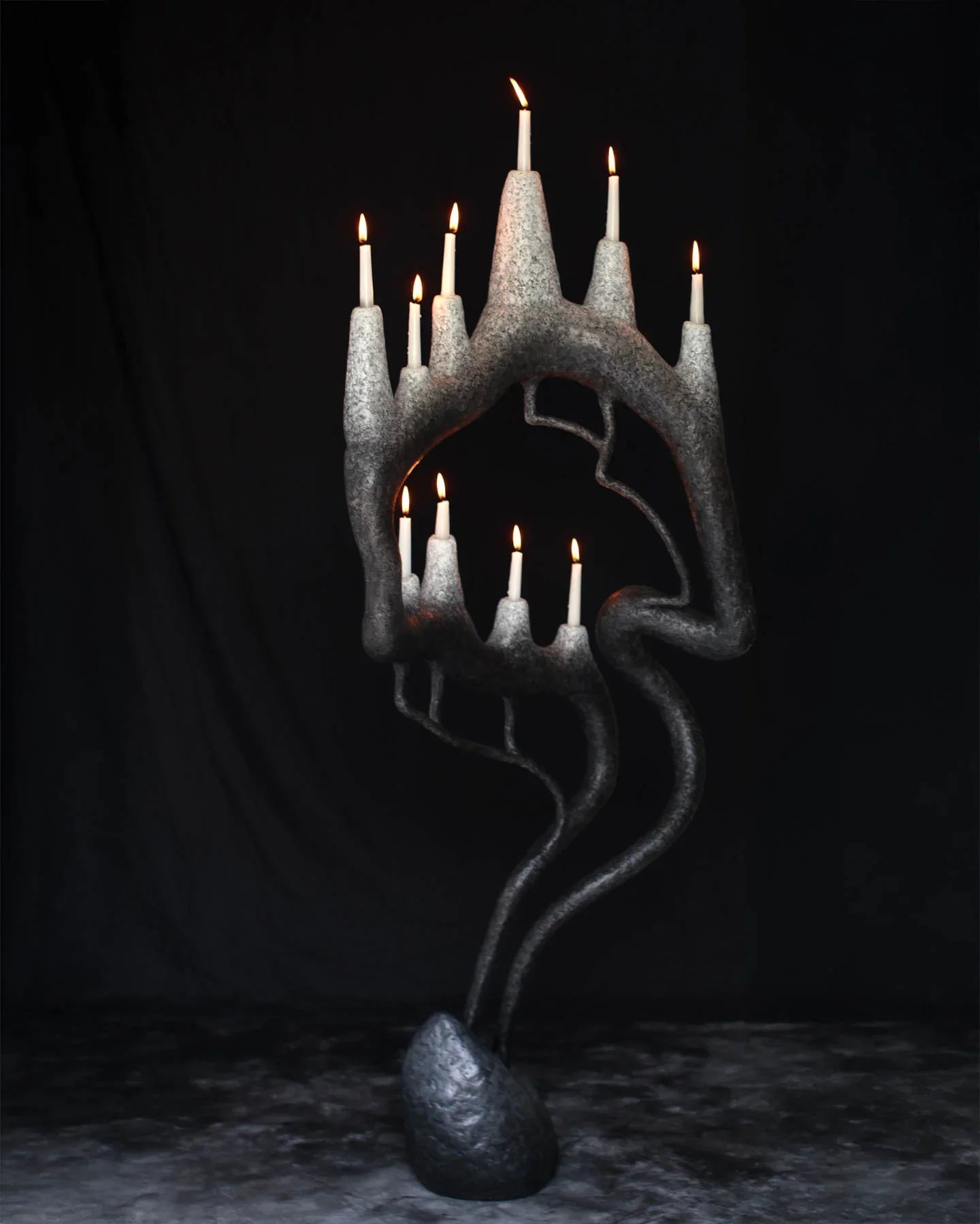 SVECHA Gothic Candelabra Floor Lamp