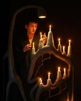 SVECHA Gothic Candelabra Floor Lamp