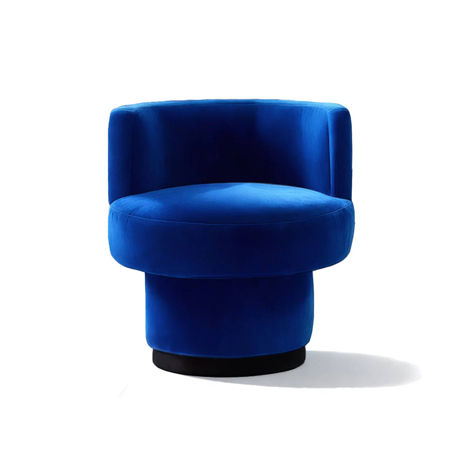 Blue Velvet Accent Chair, Contemporary Furniture Designs