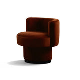 Brown Velvet Accent Chair, Contemporary Furniture Designs