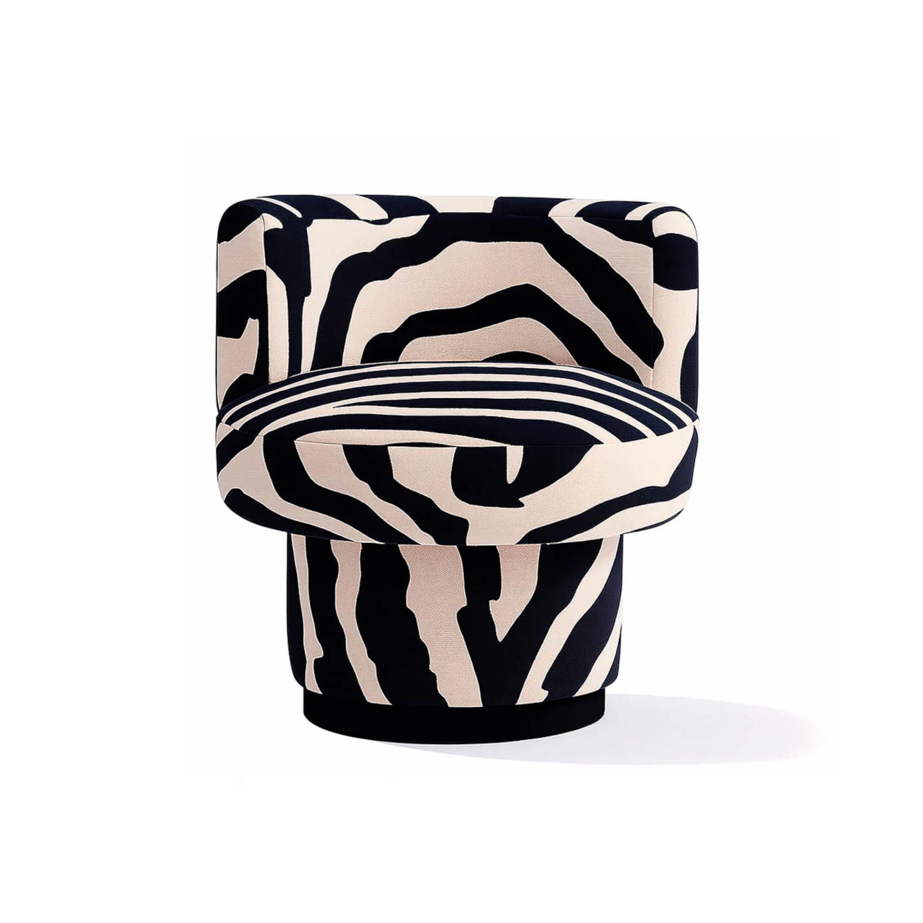Zebra Print Accent Chair, Contemporary Furniture Designs By Moanne