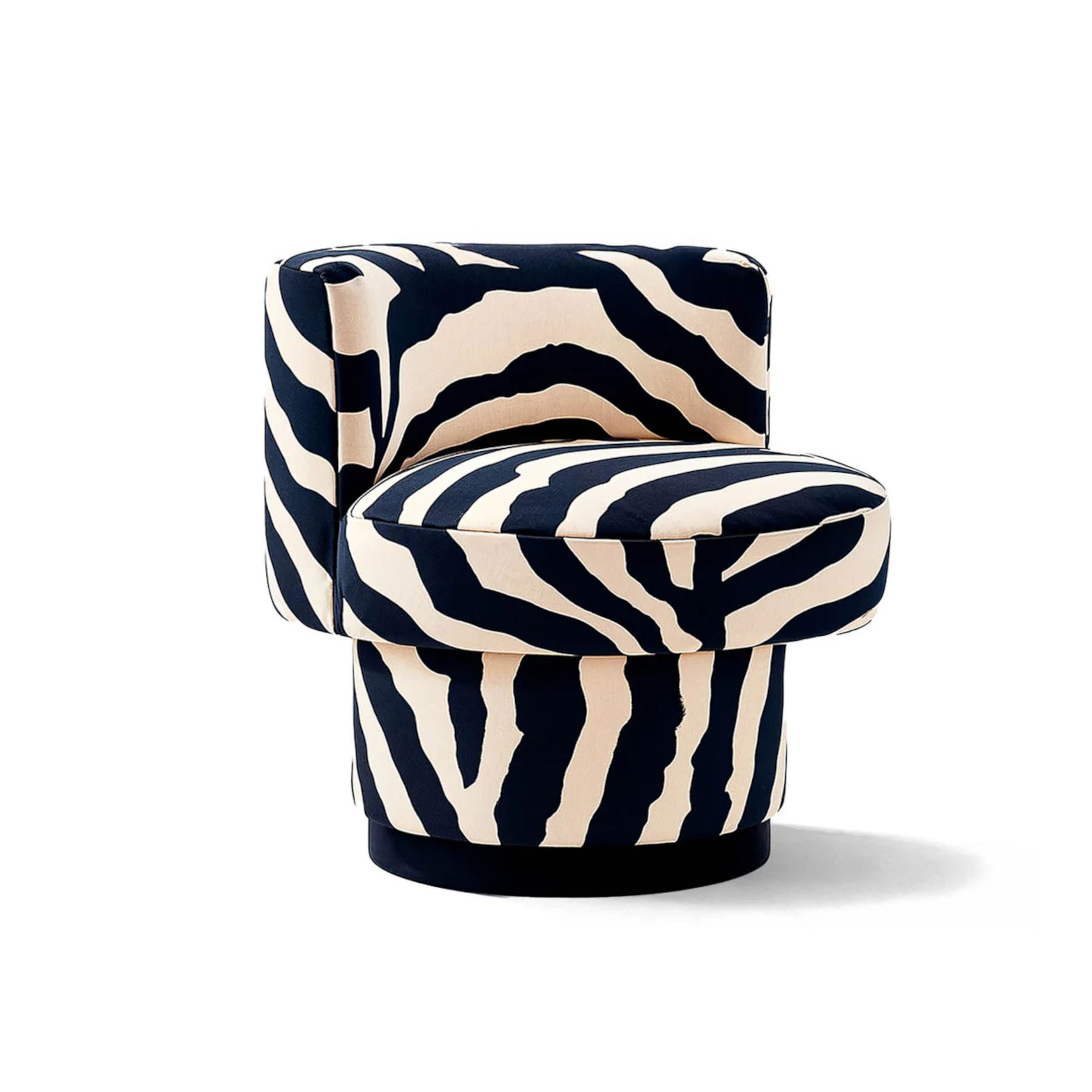 Zebra Print Accent Chair, Contemporary Furniture Designs By Moanne