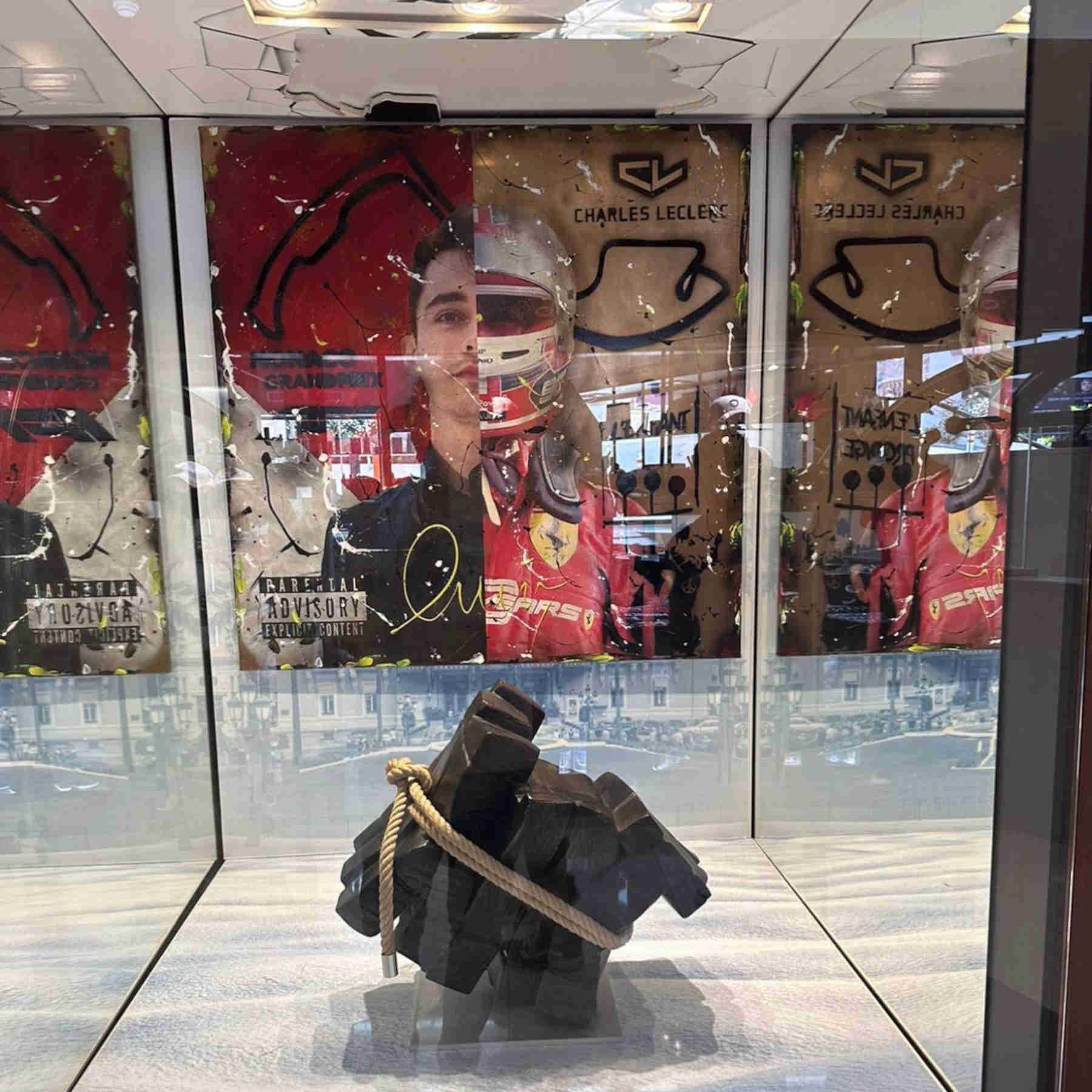 Charles Leclerc Contemporary Pop Art Painting Dubai