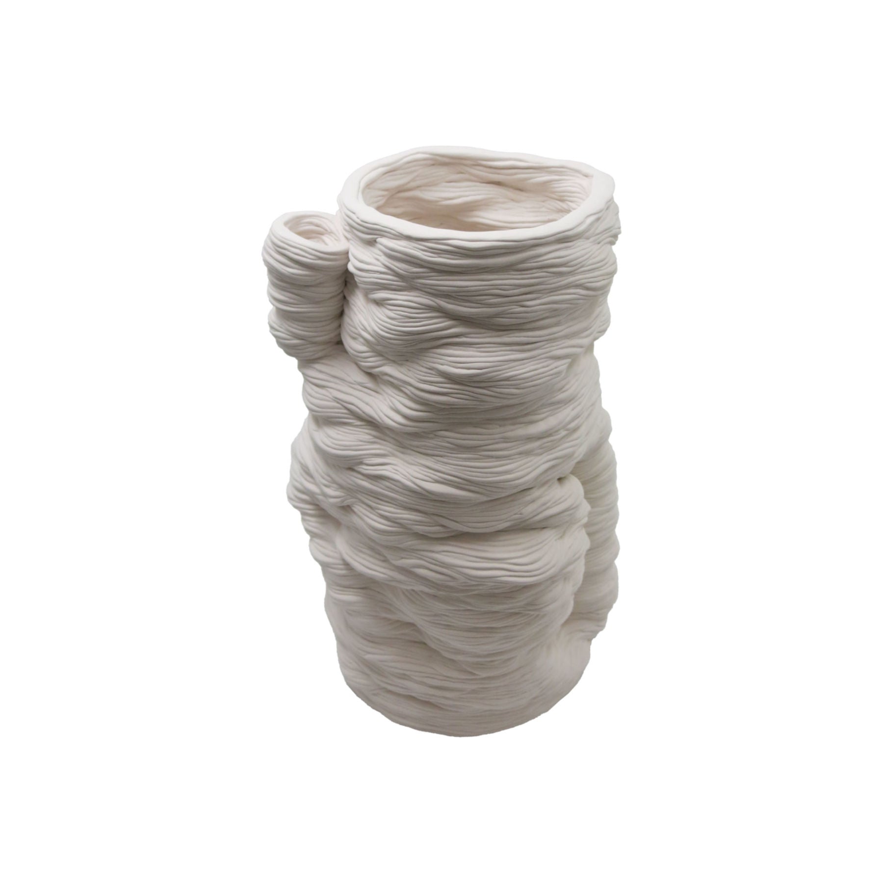 Ceramic Sculpture Vase, Coil Technique