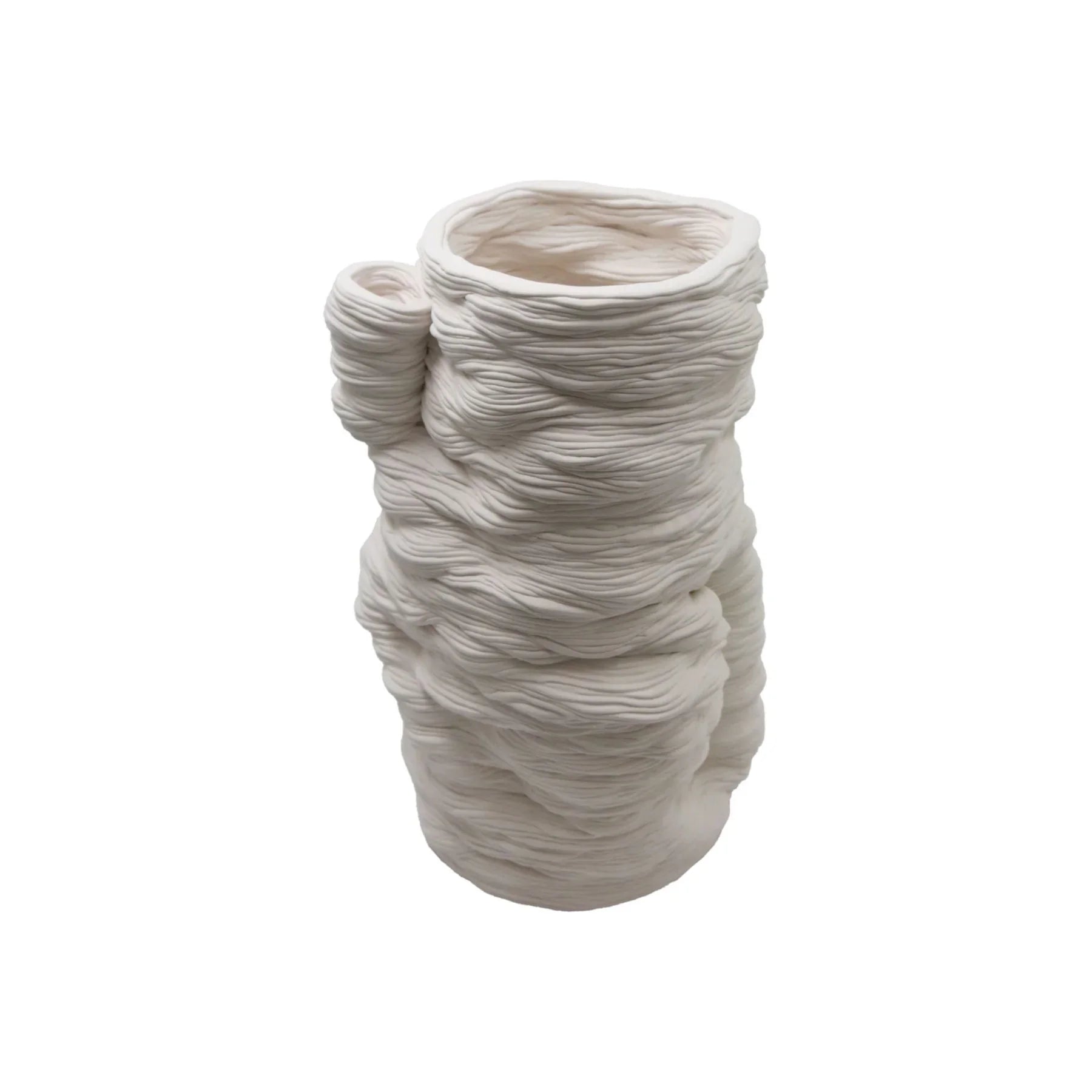 Ceramic Sculpture Vase, Coil Technique