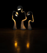 White Contemporary Table Lamp, Organic Bionic Design By Pavel Vishnevsky