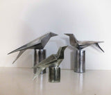 Crow Aluminum Sculpture, Contemporary Animal Art Dubai