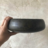 Curved Natural Stone Bowl - Black Stone Tableware & Dining Stoneware
