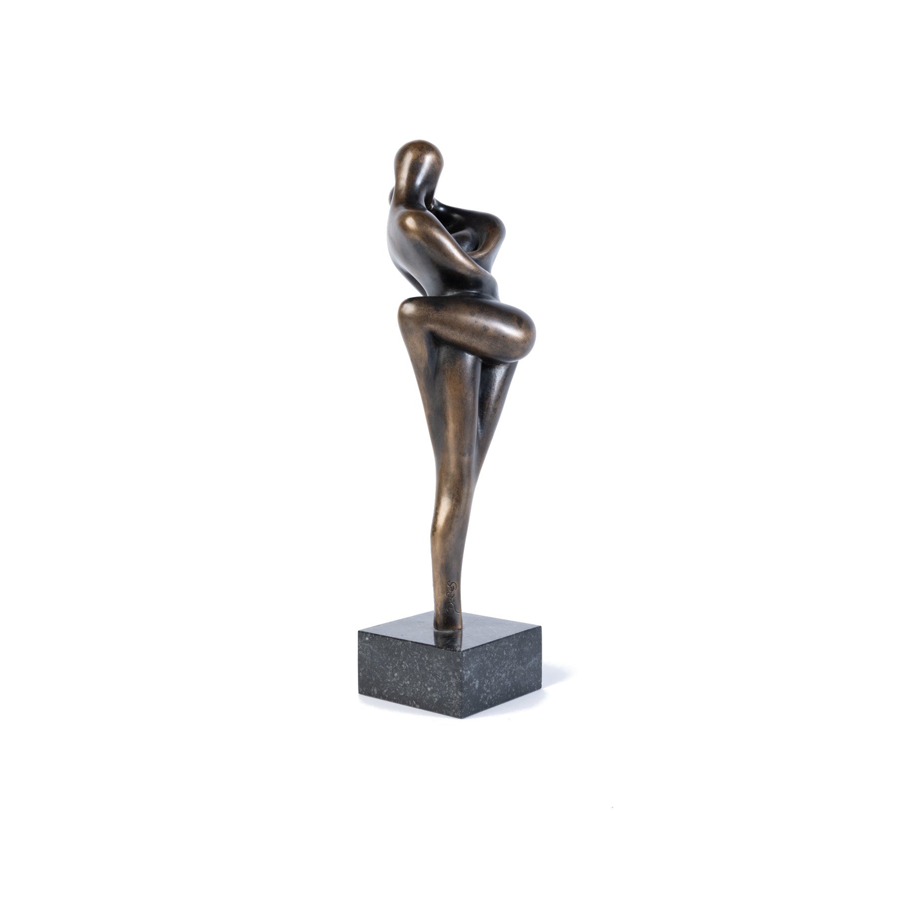 DIE LIEBENDEN I 1993 Bronze Sculpture - Romantic Figures By Cordula Dobes