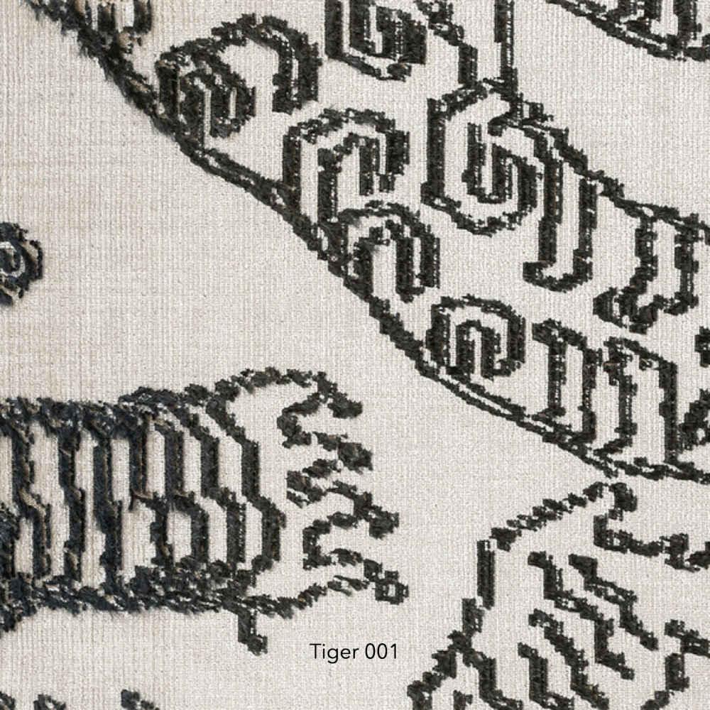 Black & White Dedar Edition Tiger Print Designer Furniture Dubai