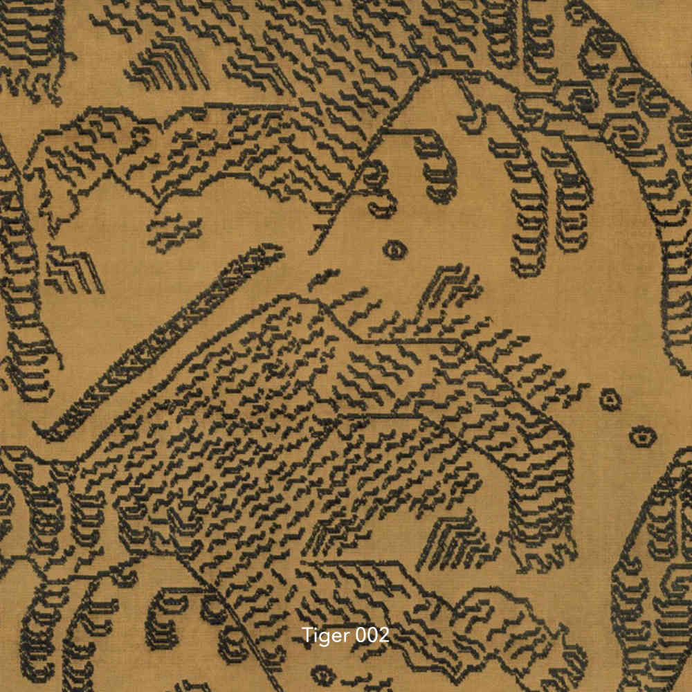 Brown Dedar Edition Tiger Print Fabric