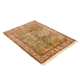 Delestan Heriz Persian Carpet Silk 116x154 - Authentic Vintage Rugs & Kilims in Dubai