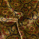 Delestan Heriz Persian Carpet Silk 116x154 - Authentic Vintage Rugs & Kilims in Dubai