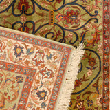 Delestan Heriz Persian Carpet Silk 116x154 - Authentic Vintage Rugs & Kilims in Dubai