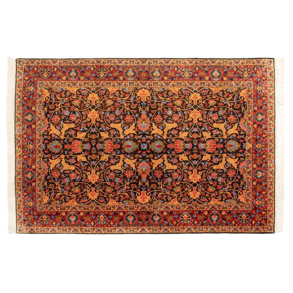 Delvin Heriz Persian Carpet Silk 176x255 - Authentic Vintage Rugs & Kilims, Silk & Wool