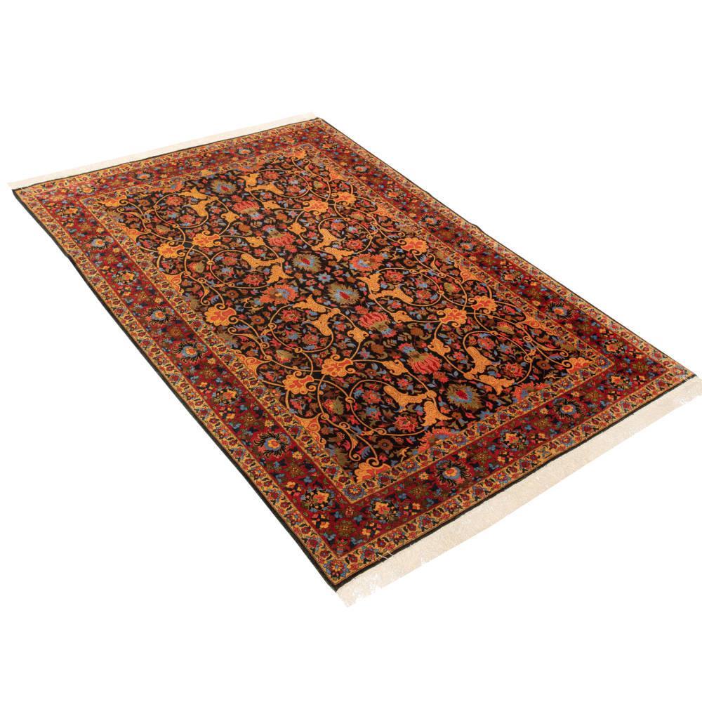 Delvin Heriz Persian Carpet Silk 176x255 - Authentic Vintage Rugs & Kilims, Silk & Wool