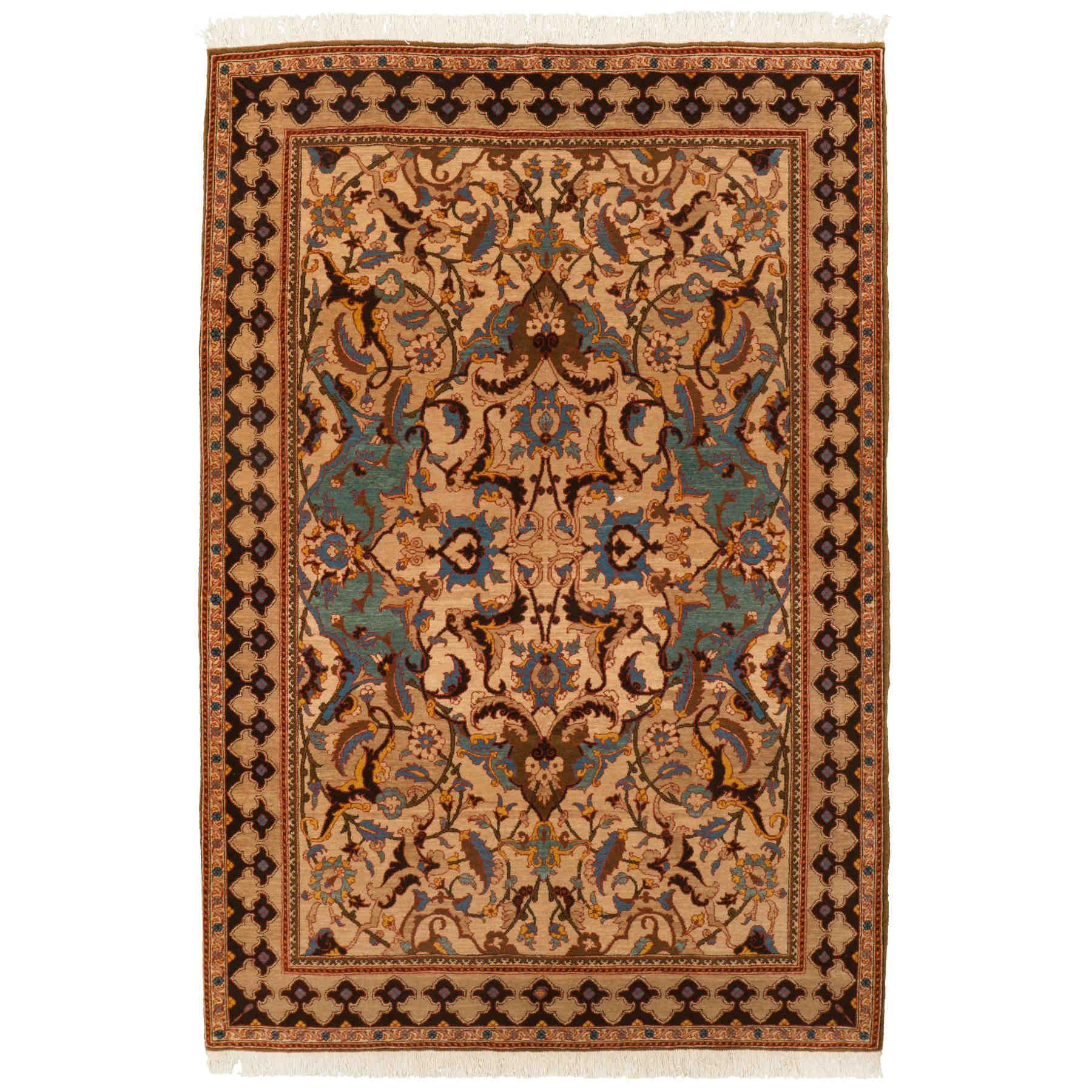 Derakhshan Heriz Persian Carpet Wool 135x195, Authentic Vintage Rugs & Kilims in Dubai