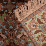 Derakhshande Heriz Persian Carpet Silk 100x147, Authentic Vintage Rugs & Kilims in Dubai