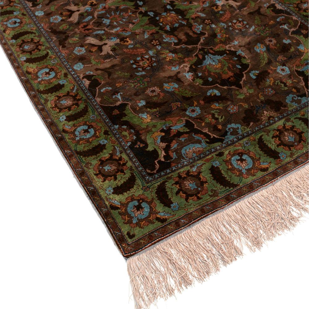 Derakhshande Heriz Persian Carpet Silk 100x147, Authentic Vintage Rugs & Kilims in Dubai