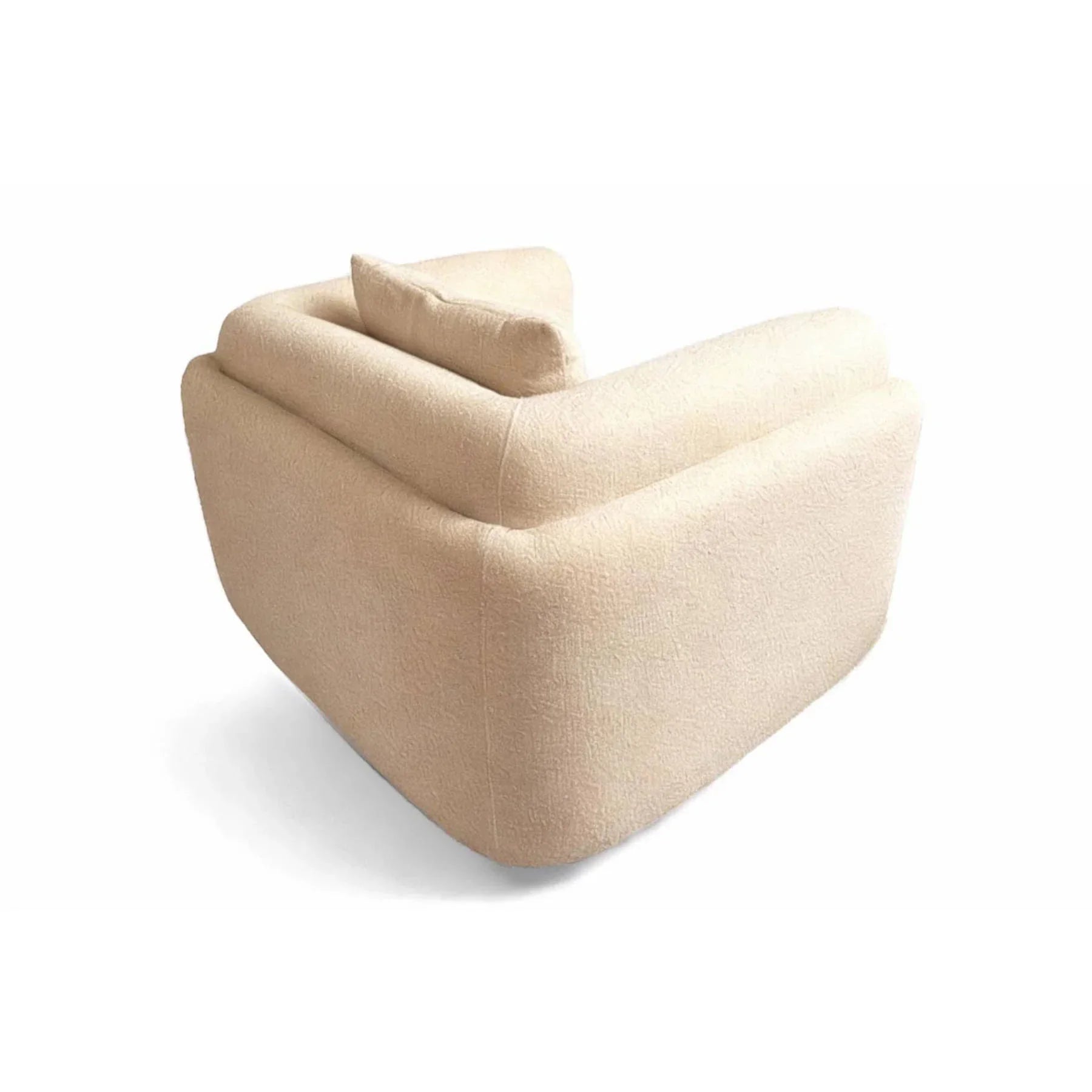 Desafío Beige Boucle Club Chair, Bold Contemporary Furniture Designs