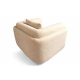 Desafío Beige Boucle Club Chair, Bold Contemporary Furniture Designs