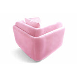 Desafío Pink Velvet Club Chair, Bold Contemporary Furniture Designs