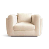 Desafío Beige Boucle Club Chair, Bold Contemporary Furniture Designs