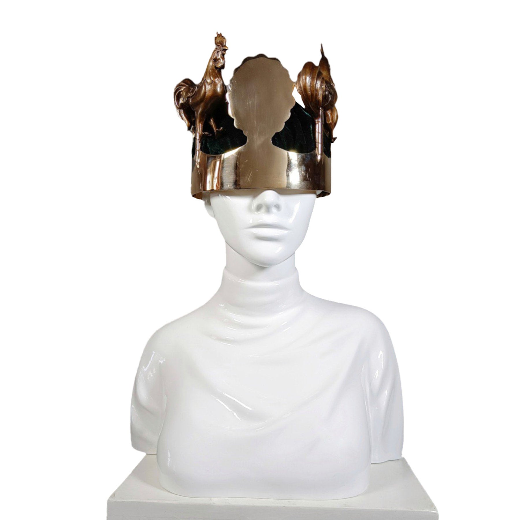 Drunk Mixed Media Sculpture, Bronze & Fiberglass Artworks By Sara Rahanjam