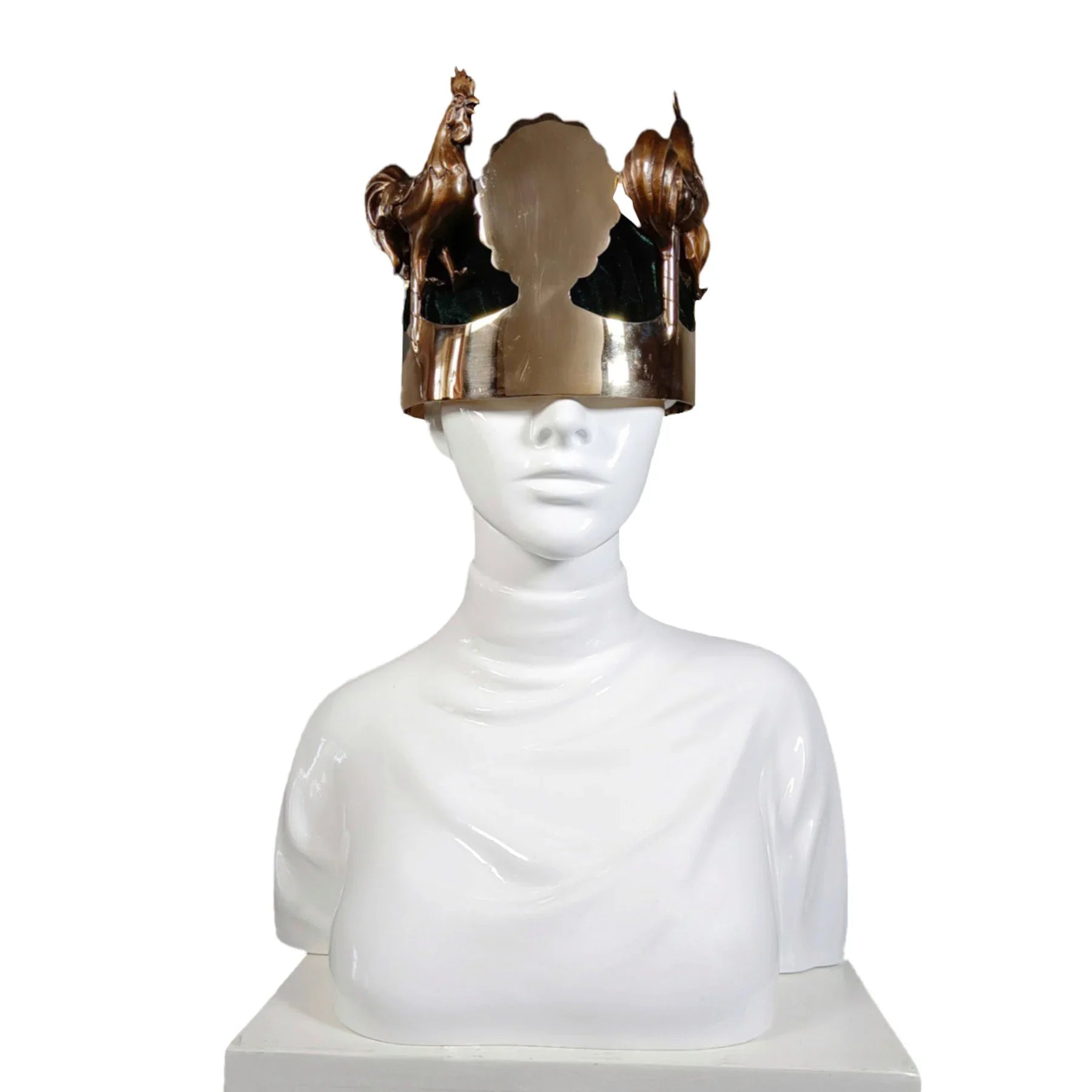 Drunk Mixed Media Sculpture, Bronze & Fiberglass Artworks By Sara Rahanjam