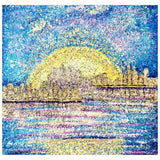 Early Morning Sunrise Acrylic Painting By Rawia Zantout