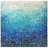 Echoes In Blue Acrylic Painting By Rawia Zantout