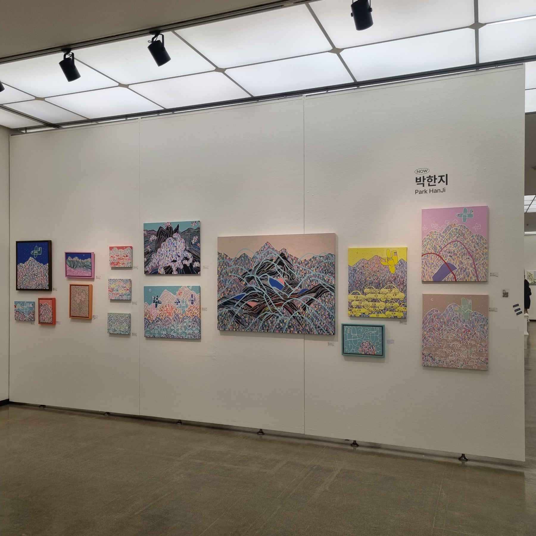 Mountain Landscape Acrylic Painting By Hanji Park in Dubai