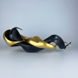 EMOTIONS Mixed Media Sculpture Anthrazitmetallic & Gold edition