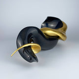 EMOTIONS Mixed Media Sculpture Anthrazitmetallic & Gold edition